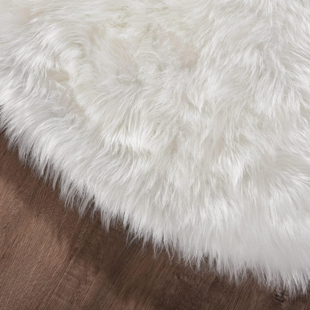 FANCY & STACY Thicken Faux Fur Rugs Plush Carpet area rug options of 4 colors 3 sizes
