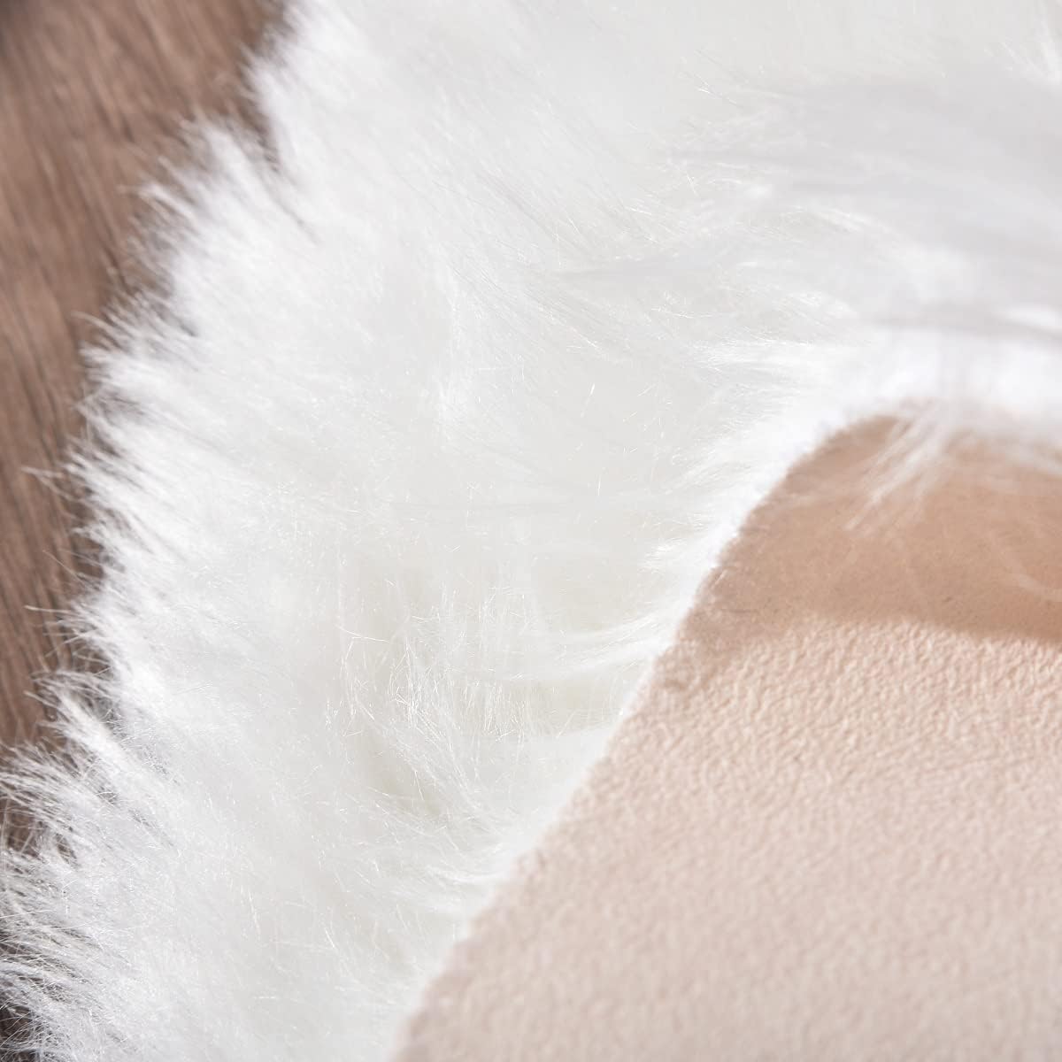 FANCY & STACY Thicken Faux Fur Rugs Plush Carpet area rug options of 4 colors 3 sizes