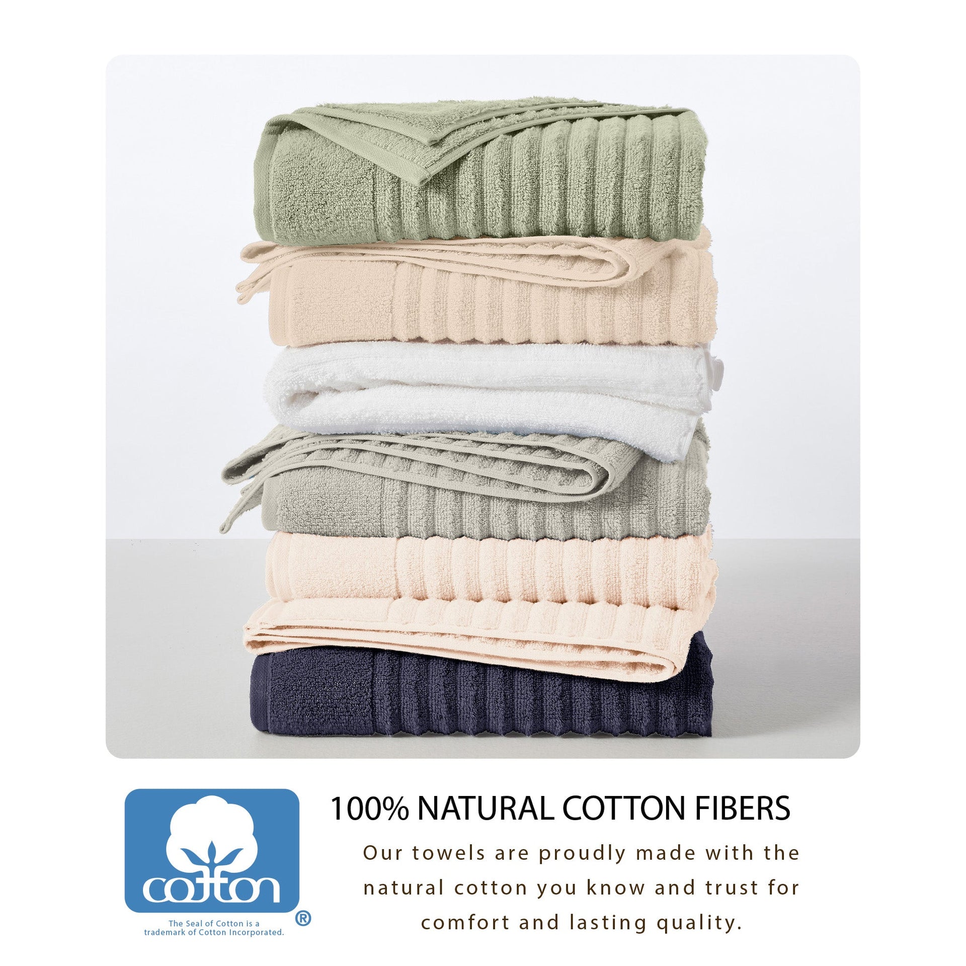 Luxury Cotton Towels - Karina Collection
