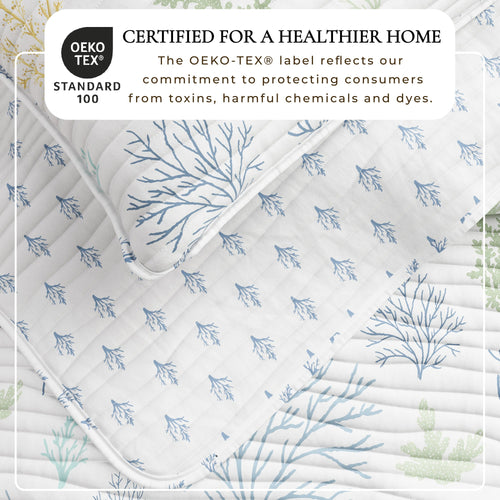 3-Piece Coastal Quilt - Maldives Collection